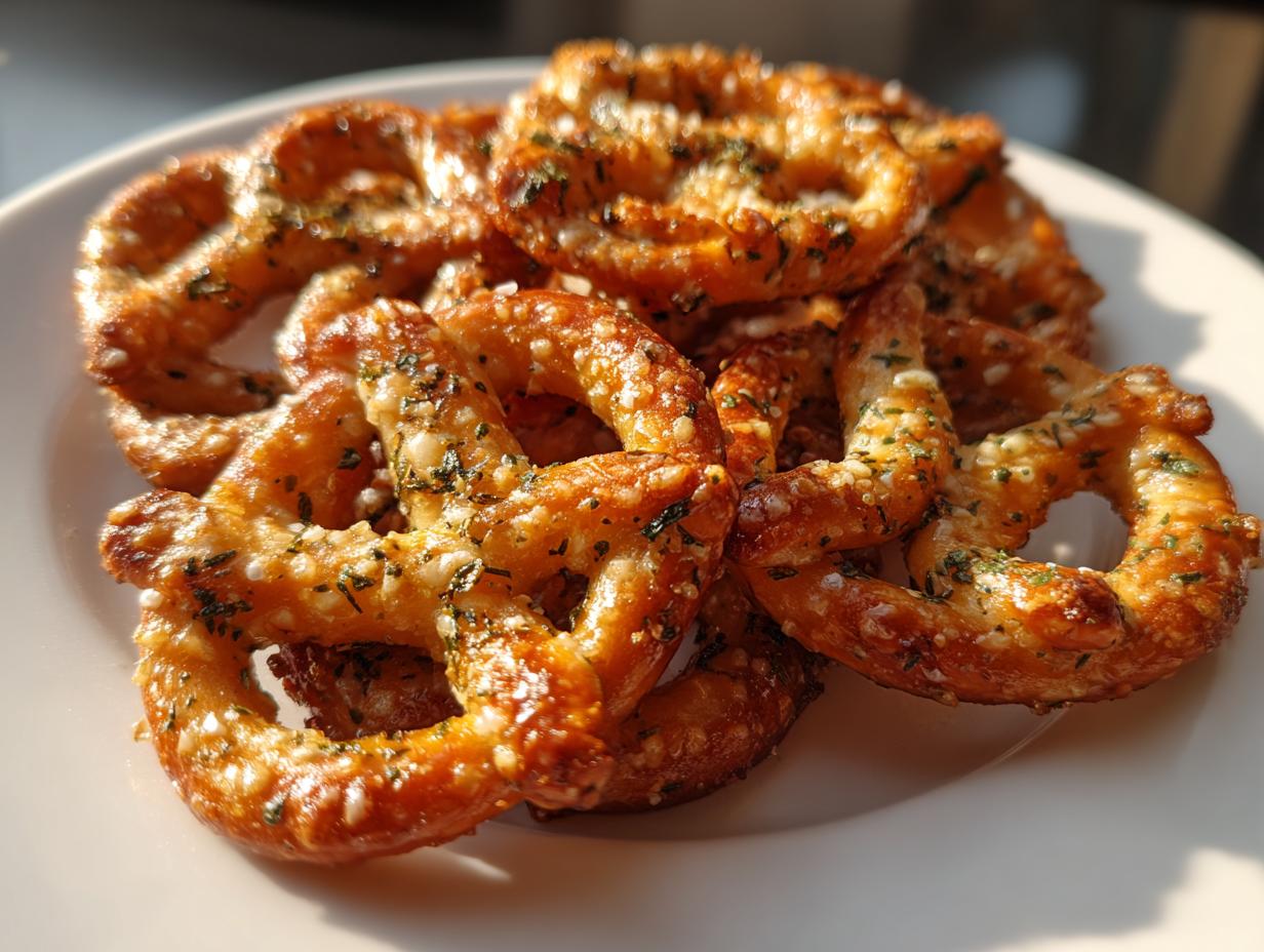 Garlic Ranch Pretzels