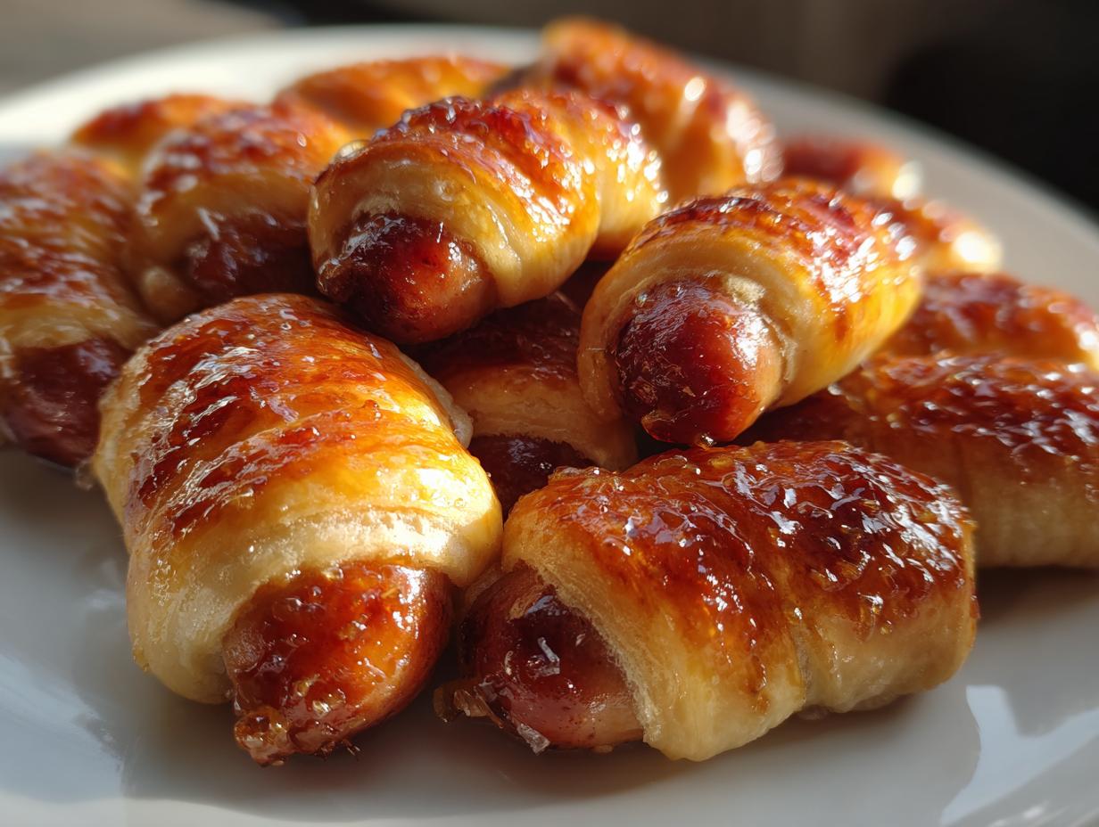 Glazed Pigs In a Blanket