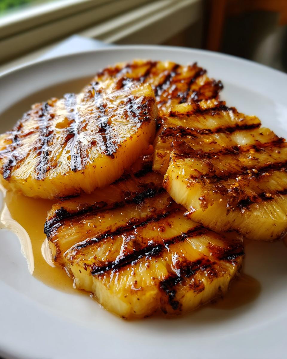 Grilled Pineapple with Cinnamon - detail 1