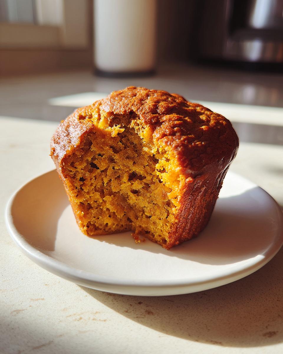 Healthy Breakfast Flourless Pumpkin Muffin - detail 1