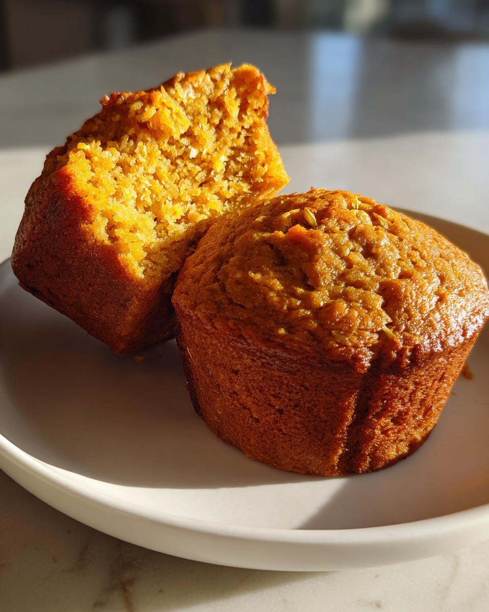 Healthy Breakfast Flourless Pumpkin Muffin - detail 3