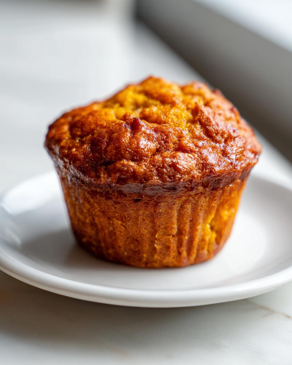 Healthy Breakfast Flourless Pumpkin Muffin - detail 4