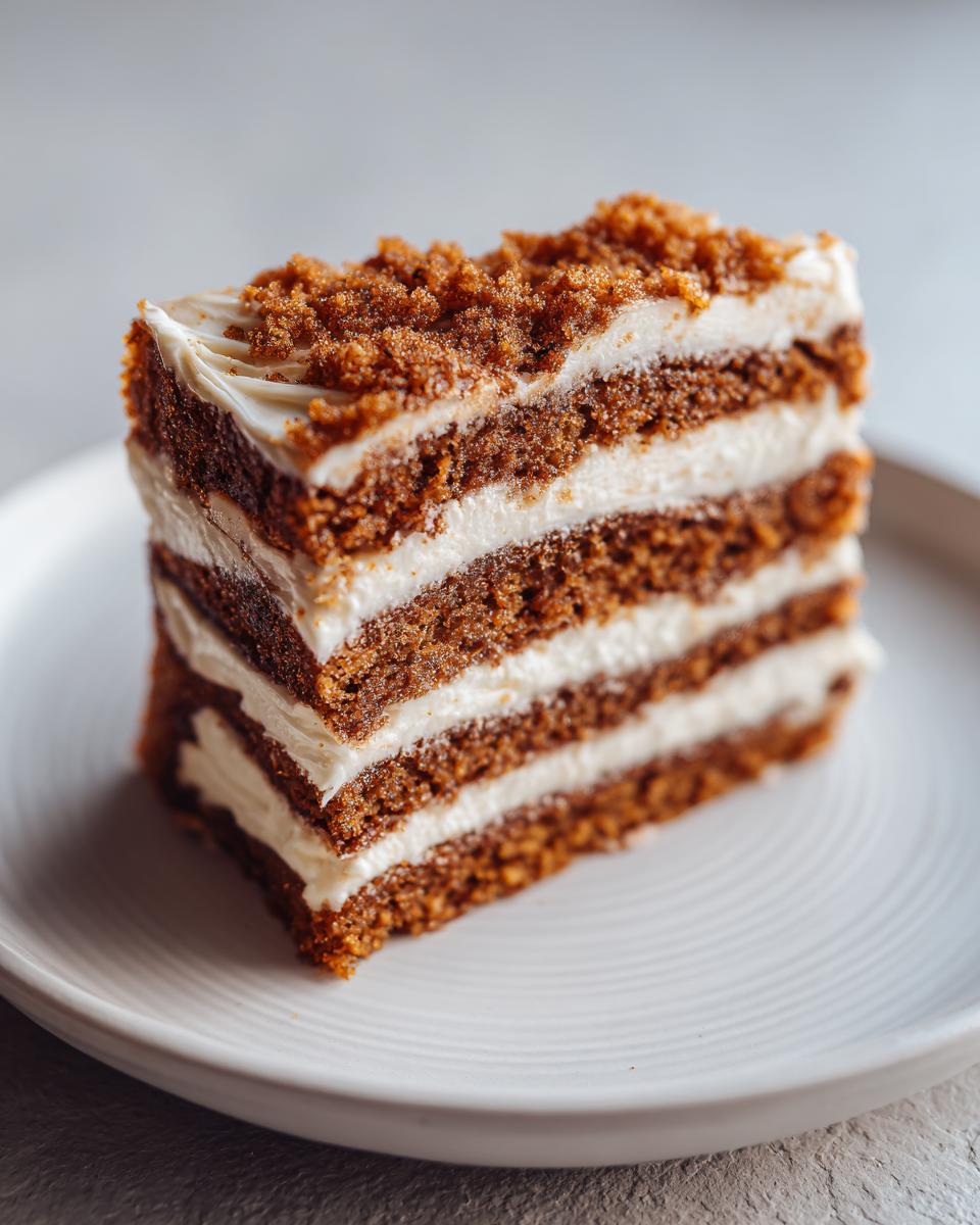 Homemade Spice Cake with Cream Cheese Frosting - detail 1