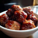 Sweet & Tangy Honey BBQ Crockpot Meatballs for 50+ Flavor Bombs 8 Honey BBQ Crockpot Meatballs