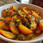 Irresistible 10-Minute Honey Lime Basil Peach Fruit Salad 8 Honey Lime Basil Peach Fruit Salad