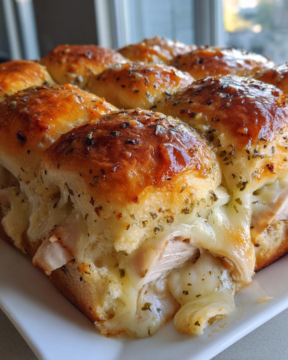 Irresistible Hot Turkey and Cheese Party Rolls Recipe in 30 Minutes 8 Hot Turkey and Cheese Party Rolls - detail 3