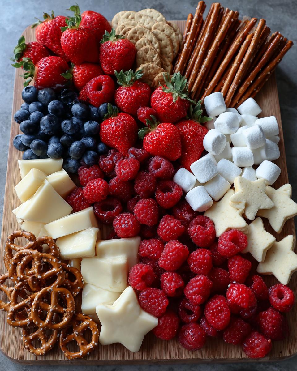 15-Minute Kid-Friendly Charcuterie Board: Patriotic Perfection 5 Kid-Friendly Charcuterie Board: Patriotic Party Platter - detail 1