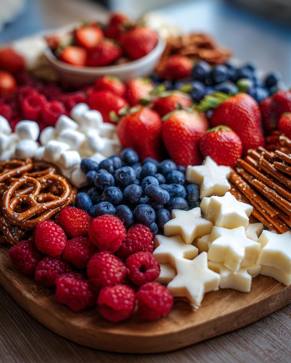 15-Minute Kid-Friendly Charcuterie Board: Patriotic Perfection 7 Kid-Friendly Charcuterie Board: Patriotic Party Platter - detail 3