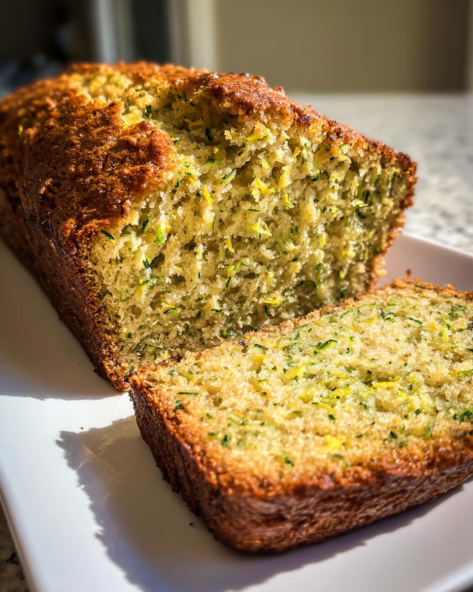 Sensational Luscious Lemon Zucchini Bread Recipe - 12 Slices of Bliss 9 Luscious Lemon Zucchini Bread - detail 4