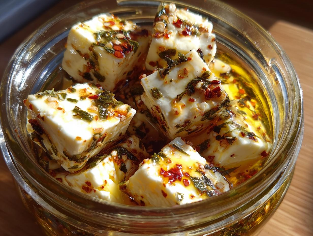 Marinated Cheese Recipe