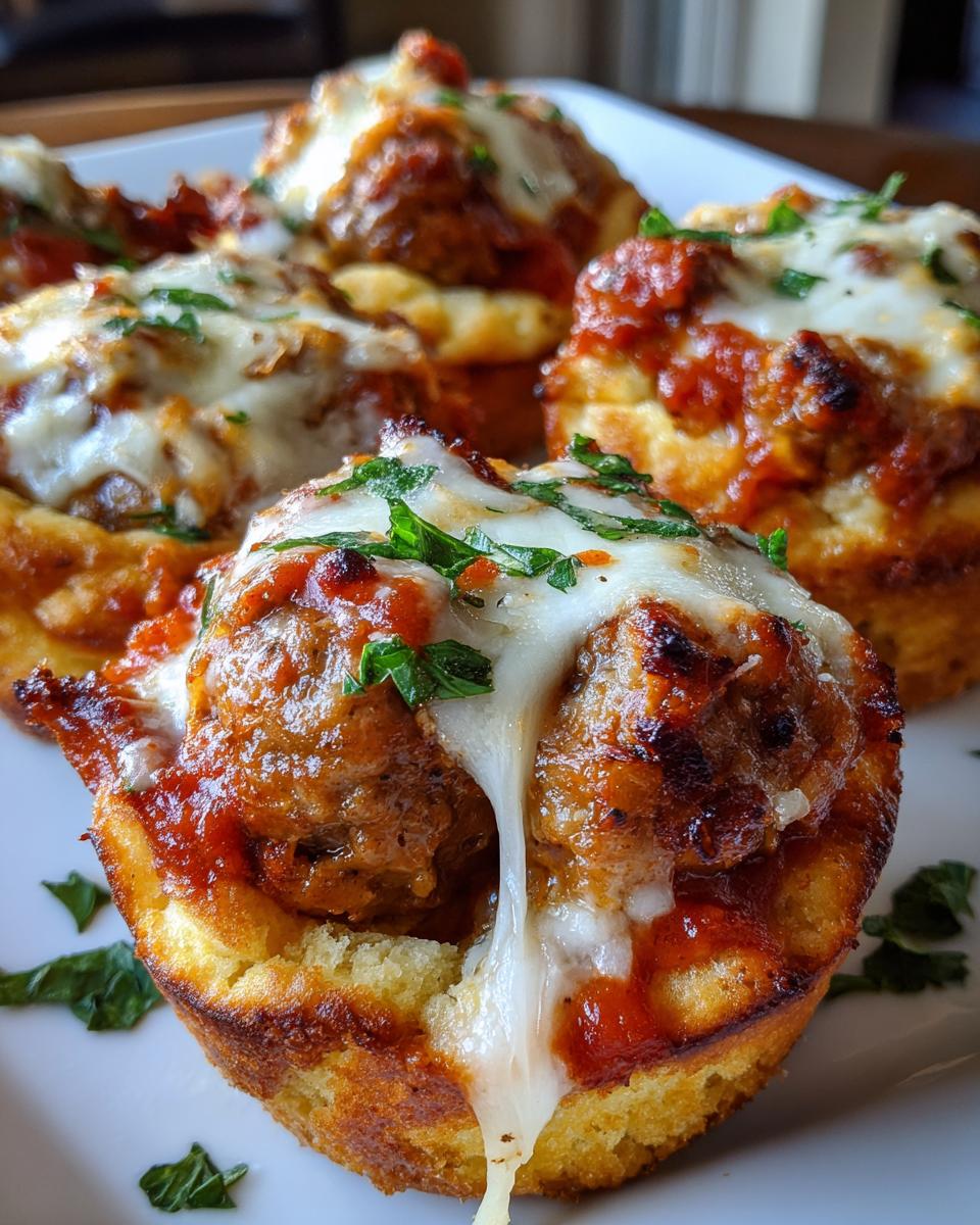 Meatball Sub Cupcakes - detail 2