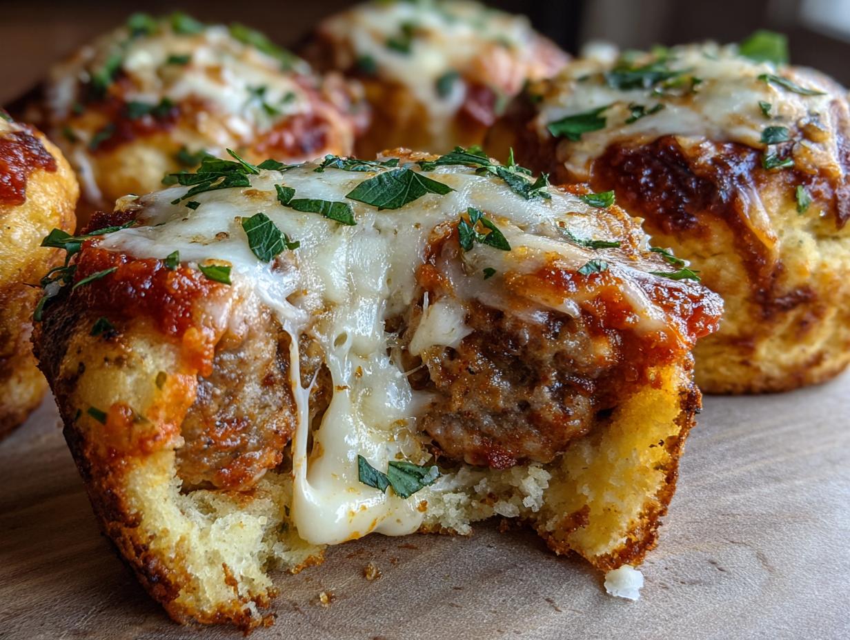 Meatball Sub Cupcakes
