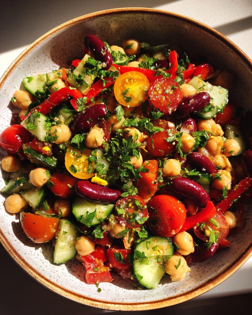 Irresistible Mediterranean Bean Salad Recipe in Just 15 Minutes! 5 Mediterranean Bean Salad - detail 1