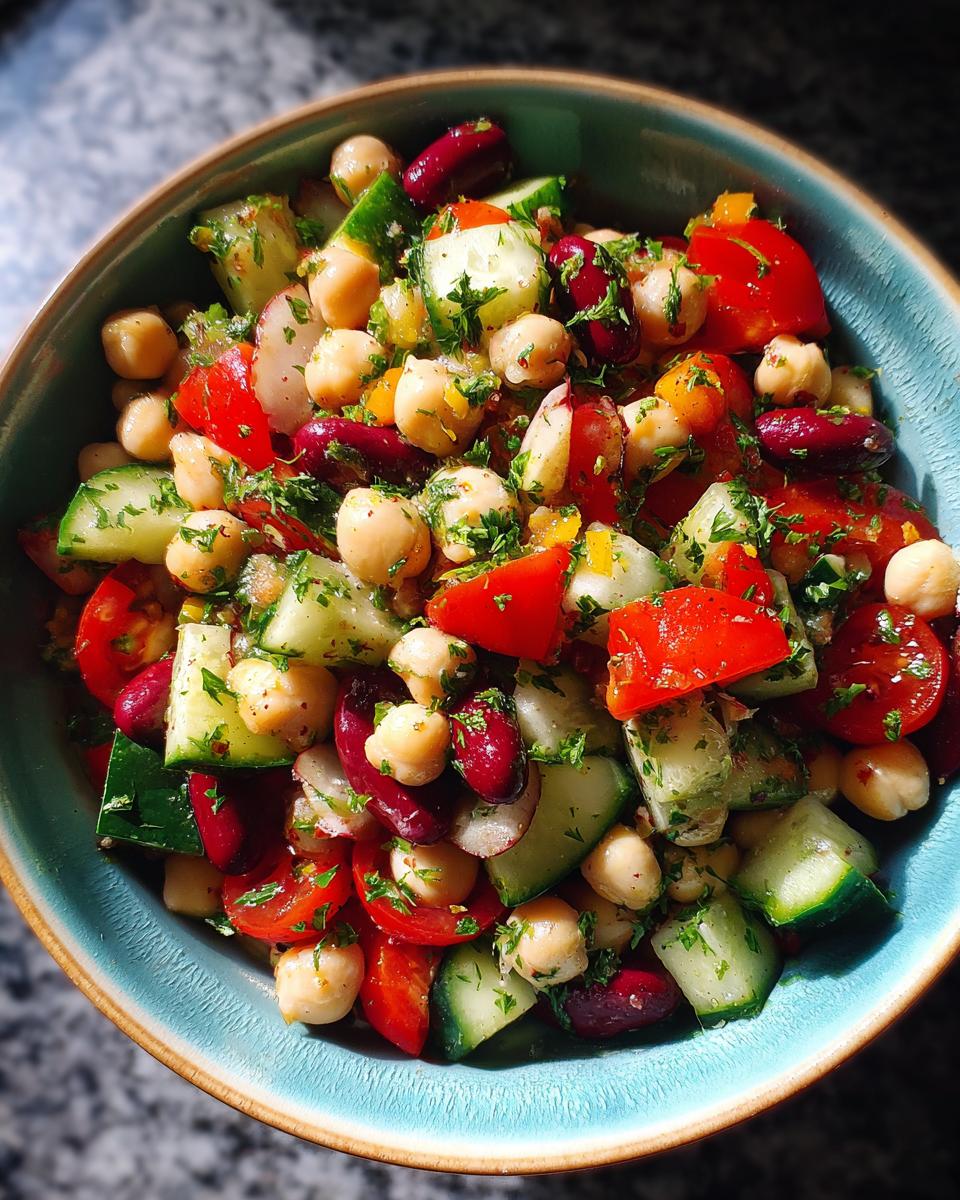 Irresistible Mediterranean Bean Salad Recipe in Just 15 Minutes! 6 Mediterranean Bean Salad - detail 2
