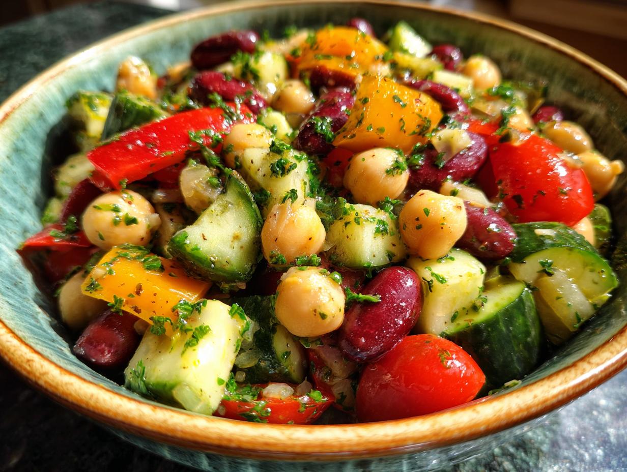 Mediterranean Bean Salad