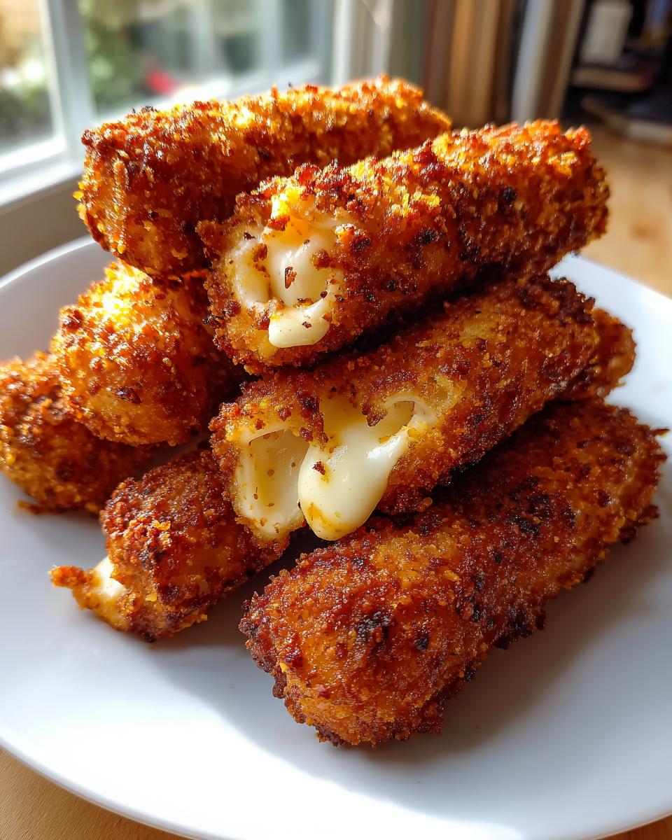 Spicy Nashville Hot Mozzarella Sticks You Can’t Resist 5 Nashville Hot Mozzarella Sticks - detail 1