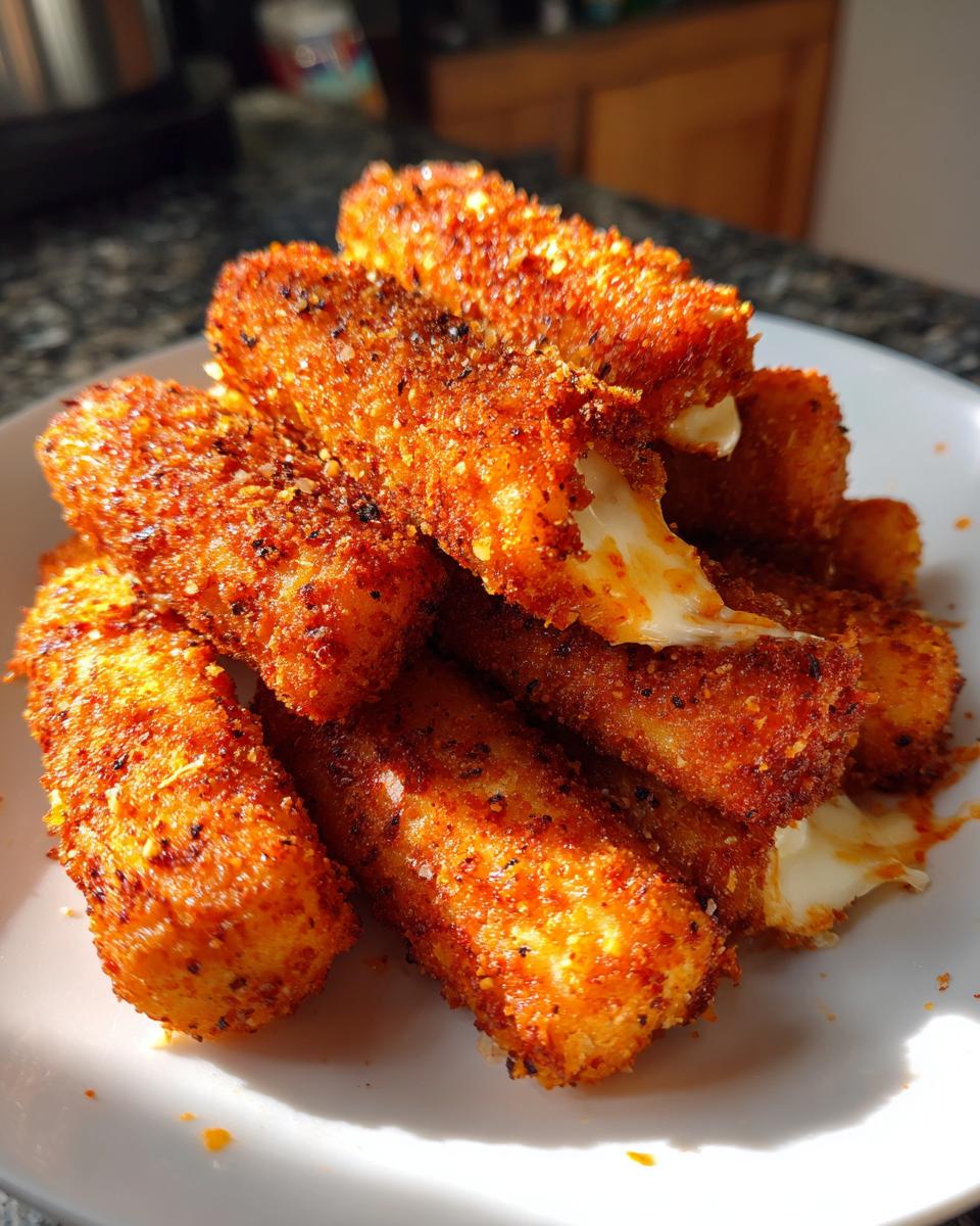 Spicy Nashville Hot Mozzarella Sticks You Can’t Resist 7 Nashville Hot Mozzarella Sticks - detail 3