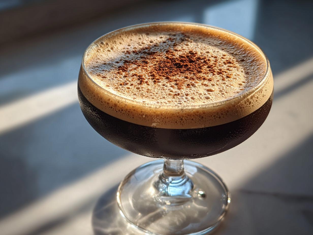 Non Alcoholic Pumpkin Spice Espresso Martini