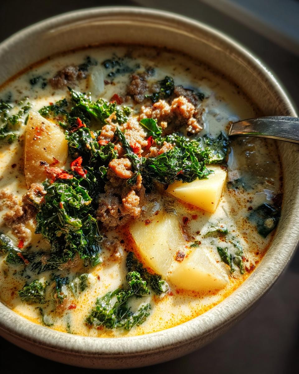 Creamy Olive Garden Zuppa Toscana Soup in Just 40 Minutes 7 Olive Garden Zuppa Toscana Soup - detail 2