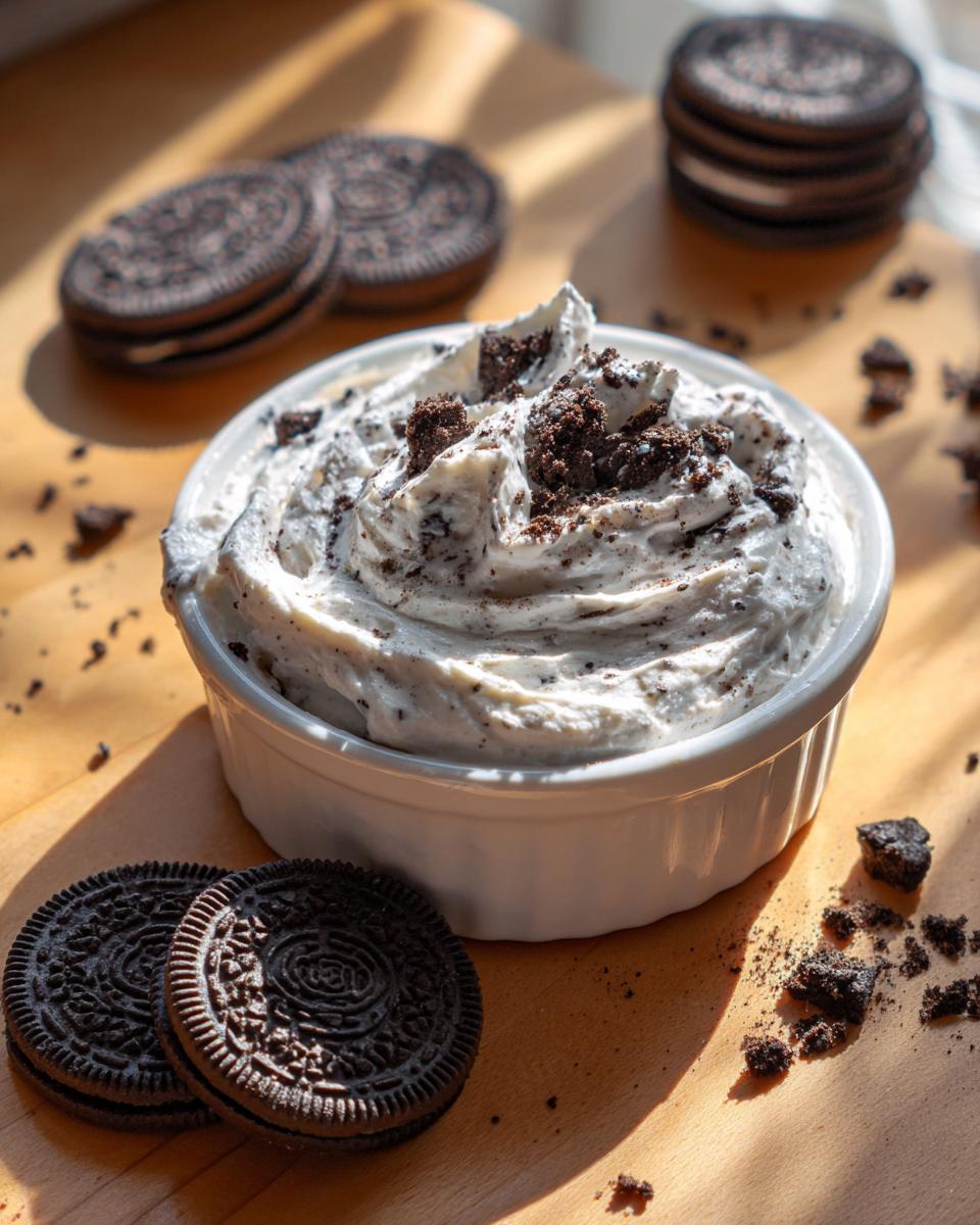 Creamy 5-Ingredient Oreo Dip You'll Crave Forever 7 Oreo Dip - detail 2