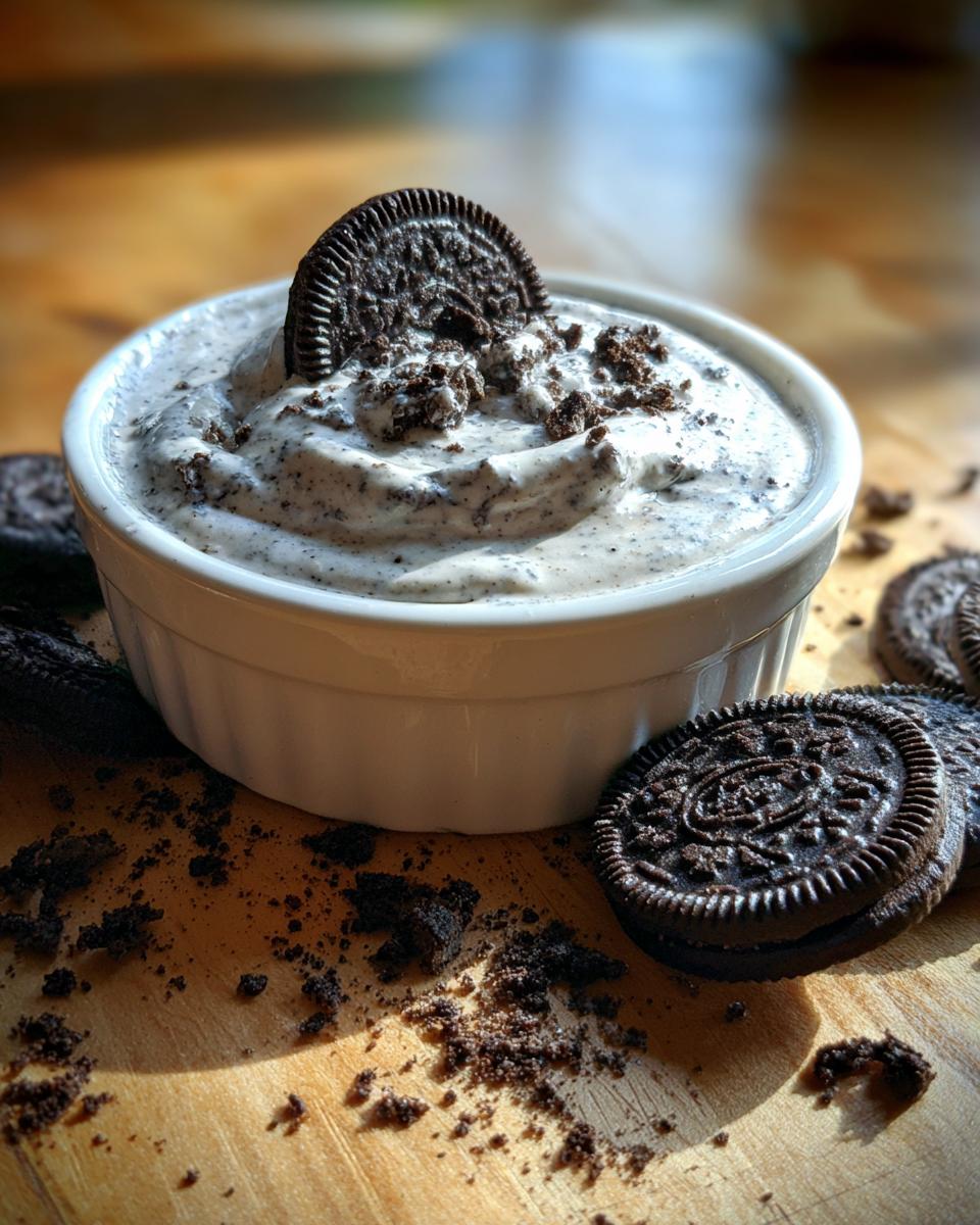 Creamy 5-Ingredient Oreo Dip You'll Crave Forever 8 Oreo Dip - detail 3