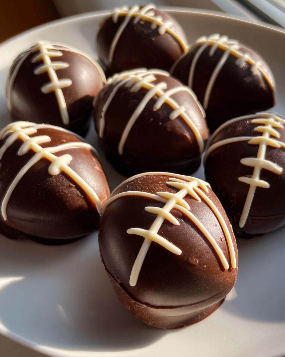 Oreo Football Truffles - detail 3