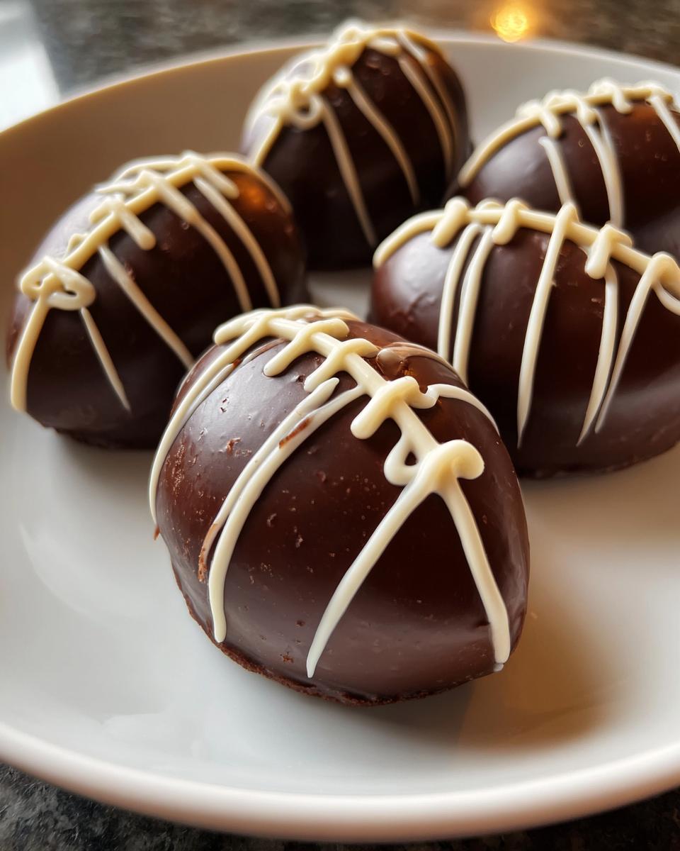 Oreo Football Truffles - detail 4