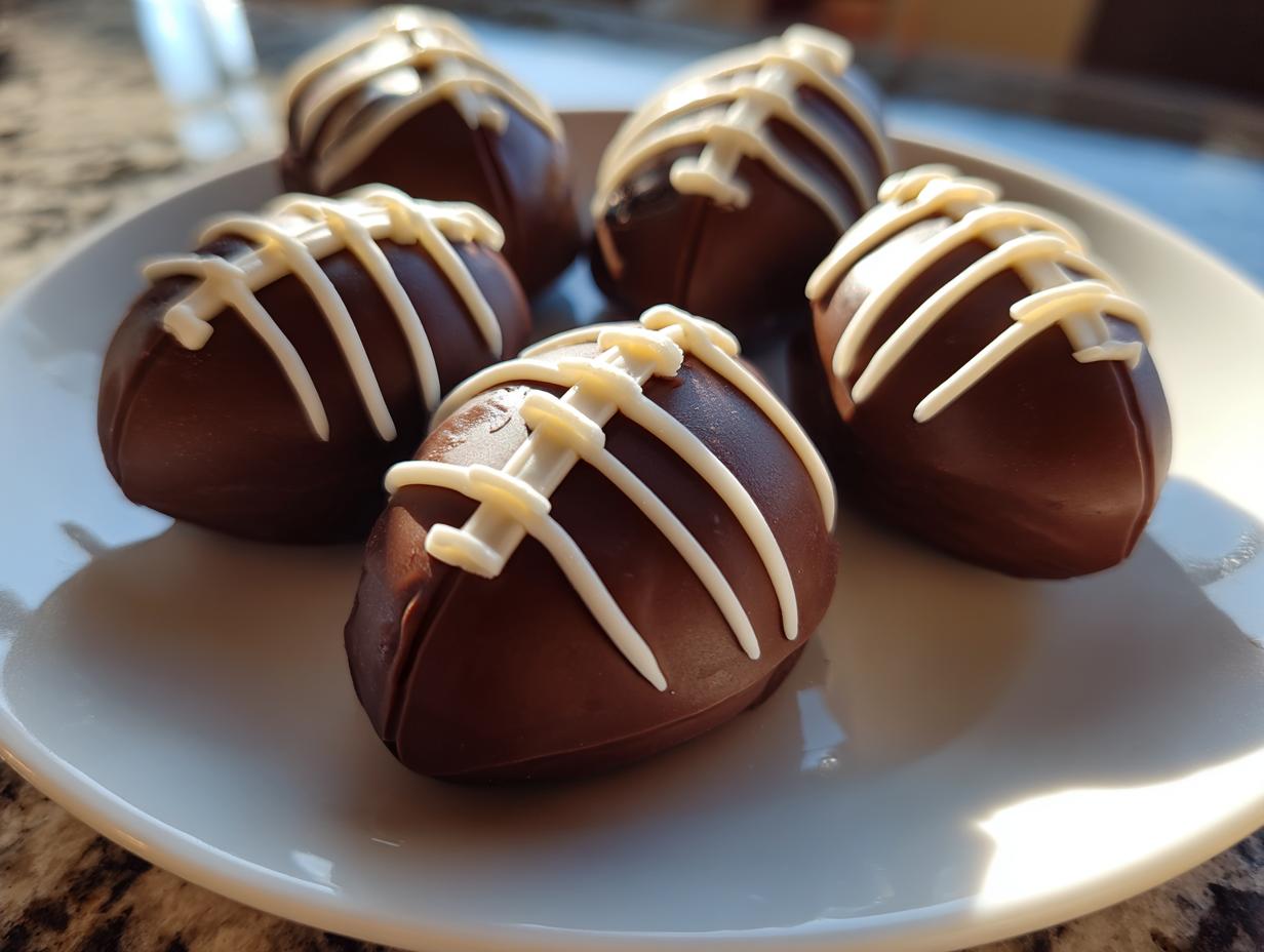Oreo Football Truffles