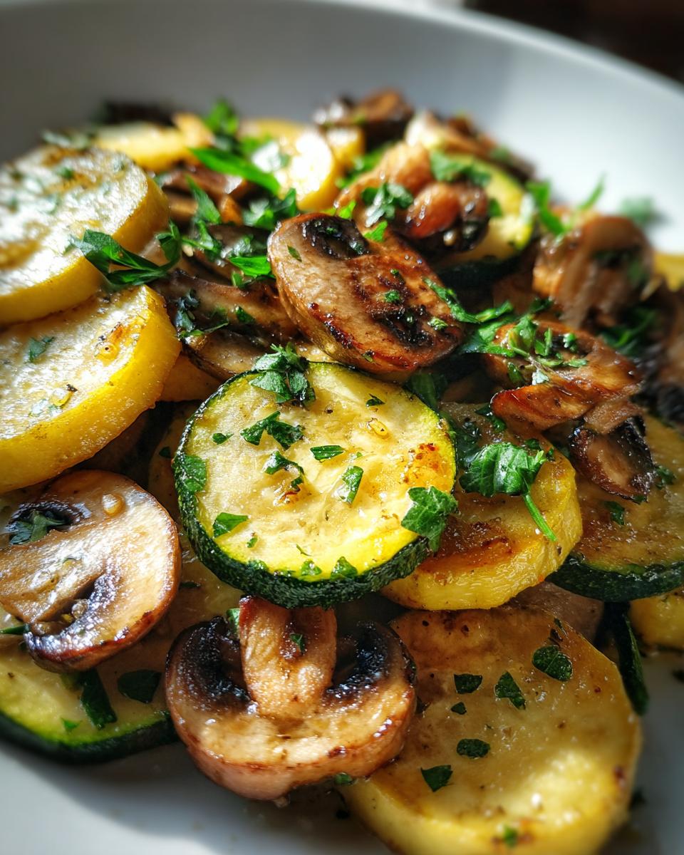 15-Minute Pan-Fried Zucchini and Mushrooms – So Good! 6 Pan-Fried Zucchini and Mushrooms Recipe - detail 1