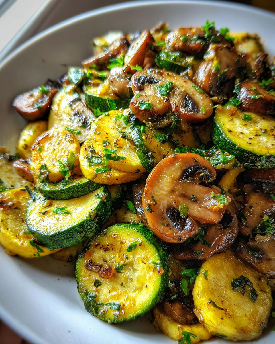 15-Minute Pan-Fried Zucchini and Mushrooms – So Good! 7 Pan-Fried Zucchini and Mushrooms Recipe - detail 2