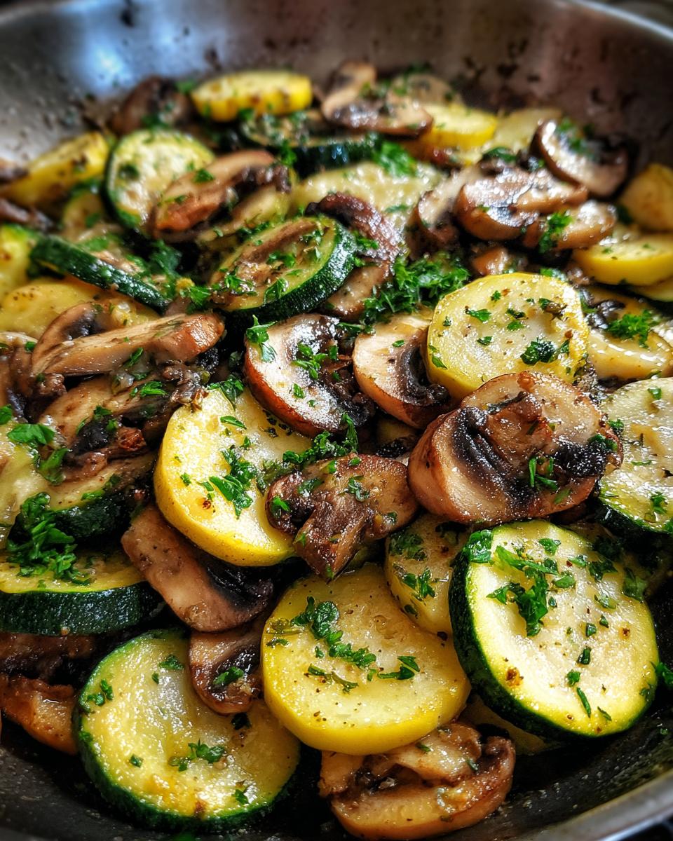 15-Minute Pan-Fried Zucchini and Mushrooms – So Good! 8 Pan-Fried Zucchini and Mushrooms Recipe - detail 3