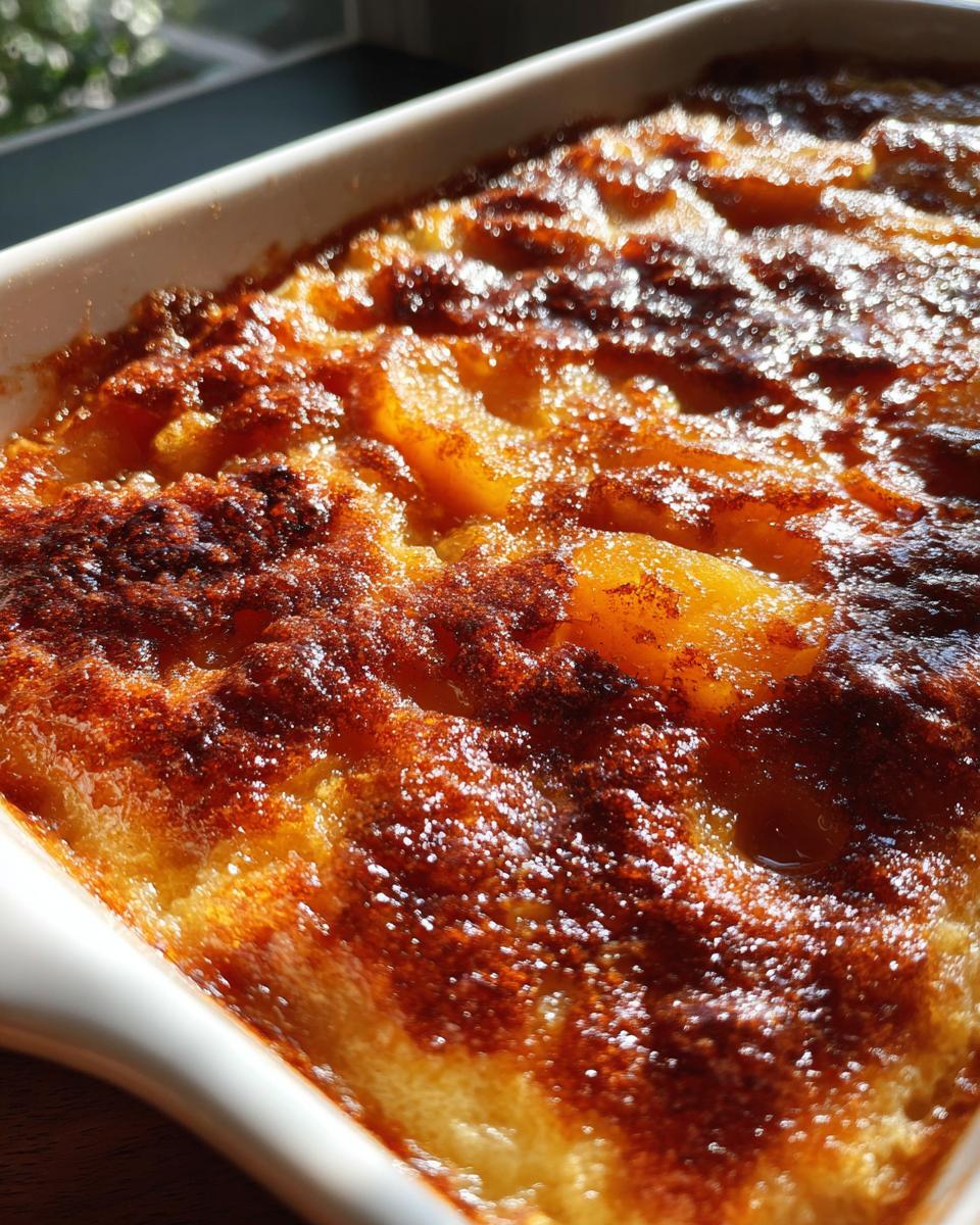 Mouthwatering Pancake Batter Peach Cobbler in 45 Minutes 7 Pancake Batter Peach Cobbler - detail 2