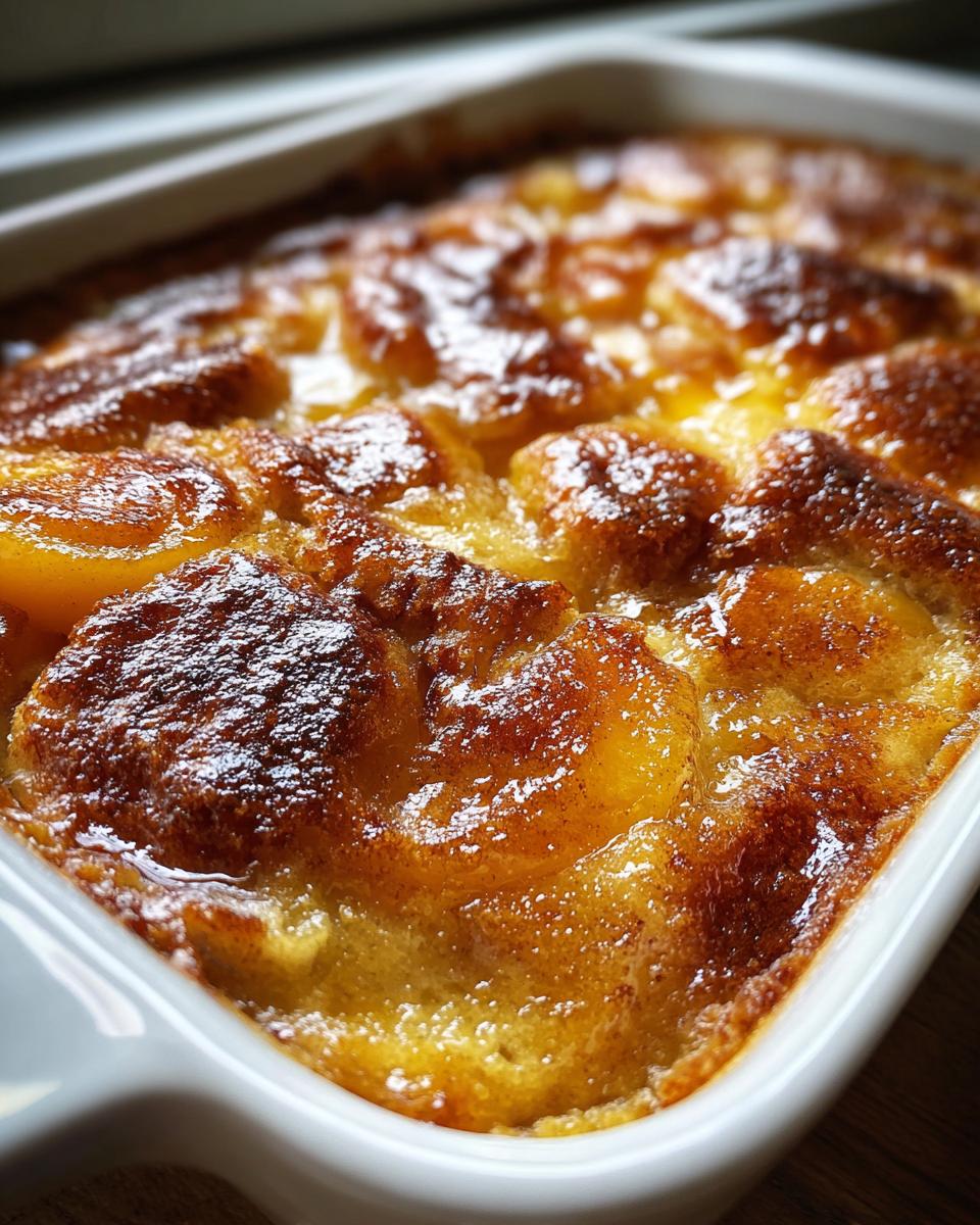 Mouthwatering Pancake Batter Peach Cobbler in 45 Minutes 8 Pancake Batter Peach Cobbler - detail 3