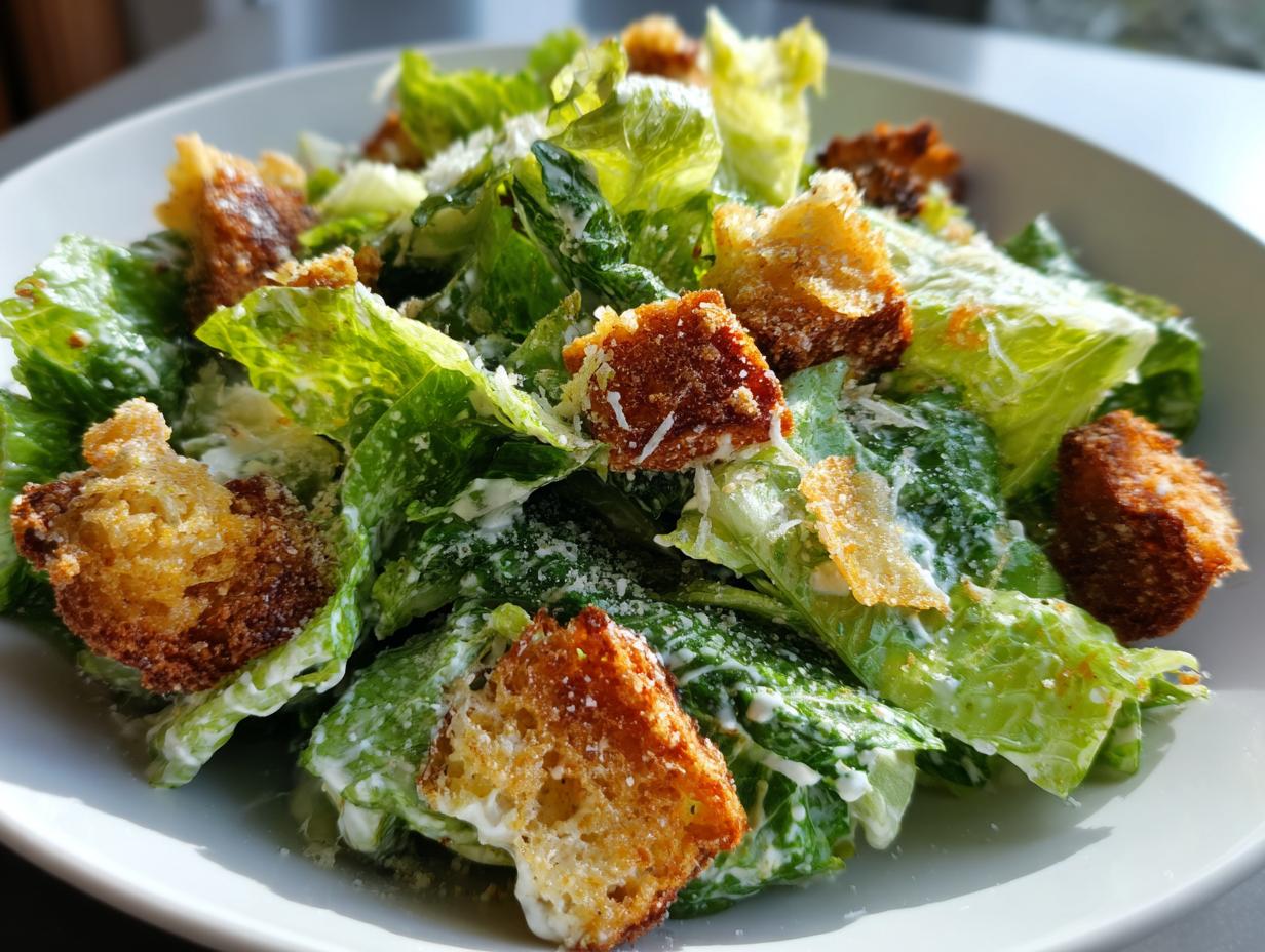 Parmesan Crisp Caesar Salad
