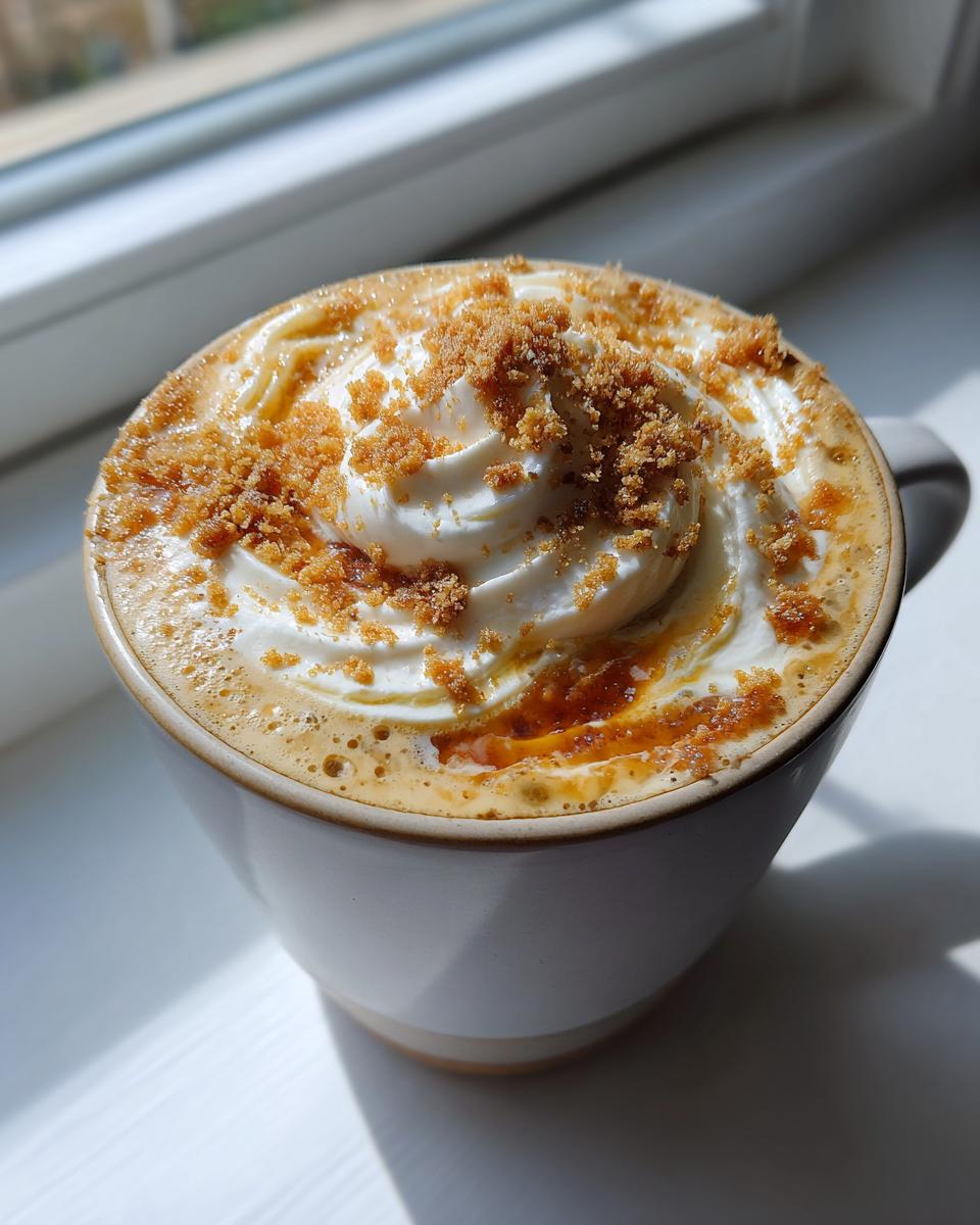 Peach Cobbler Latte - detail 1