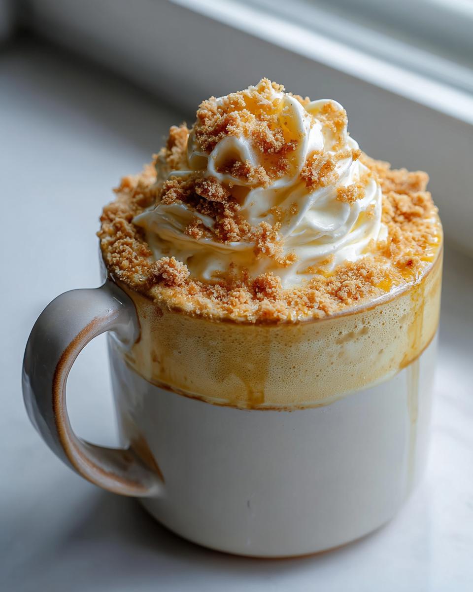 Peach Cobbler Latte - detail 2