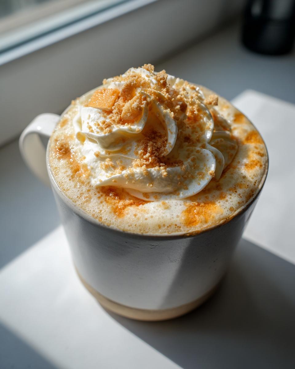 Peach Cobbler Latte - detail 4