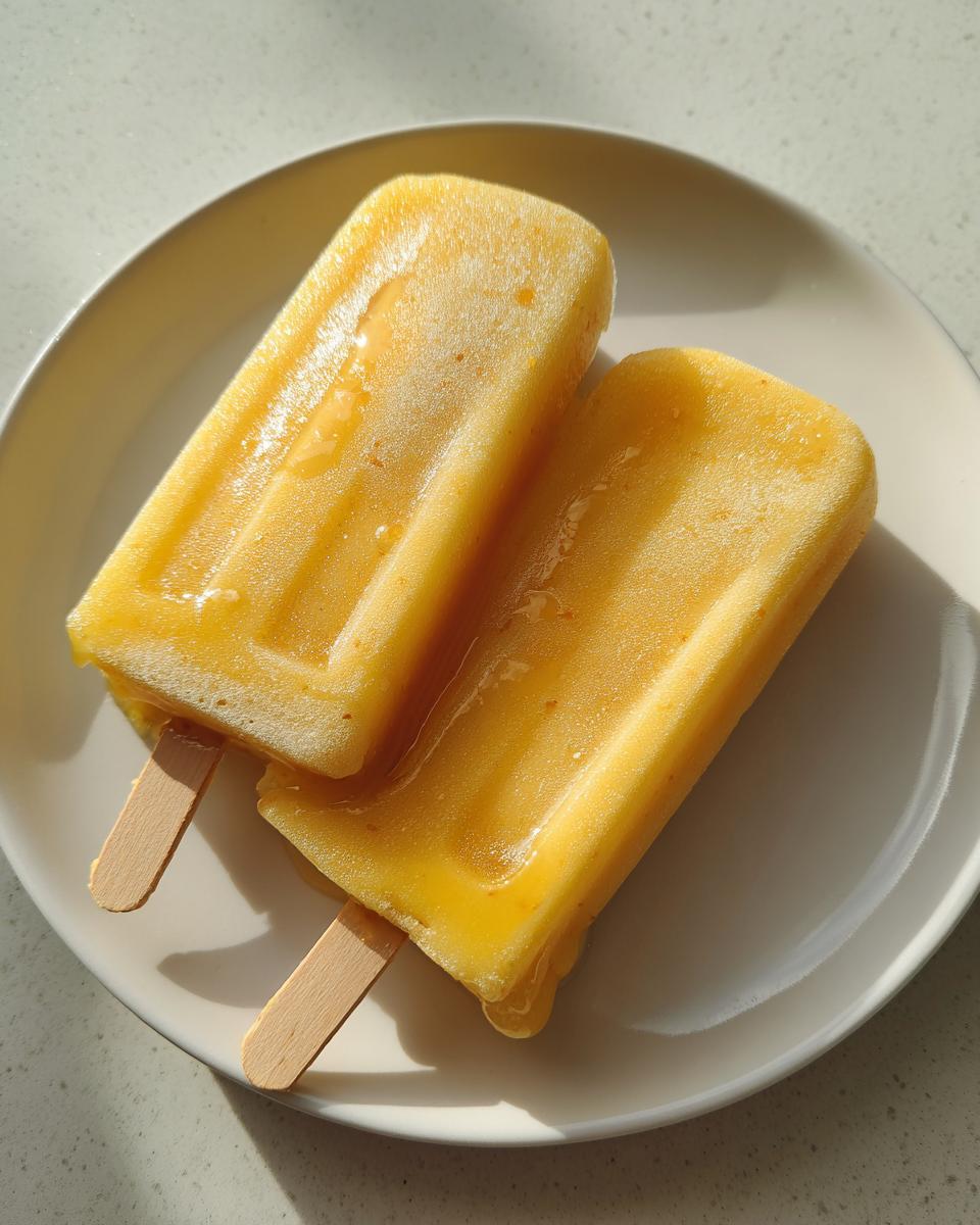 5-Ingredient Peach Daiquiri Popsicles: Irresistible Summer Bliss 7 Peach Daiquiri Popsicles - detail 3