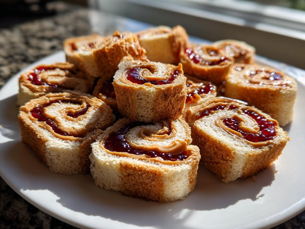 Peanut Butter & Jelly Sushi Rolls