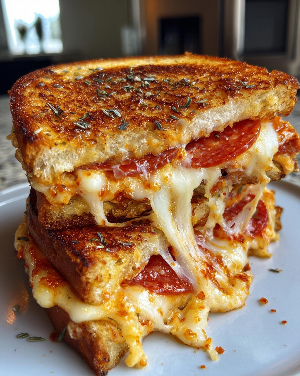 Pepperoni Pizza Grilled Cheese - detail 2