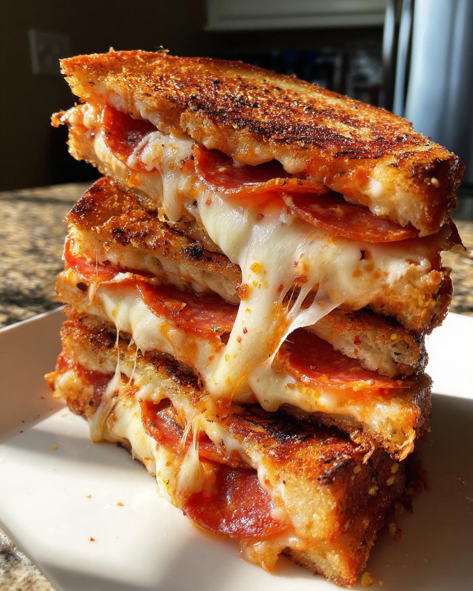 Pepperoni Pizza Grilled Cheese - detail 3