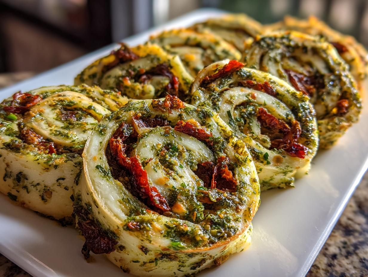Pesto Tortilla Pinwheels