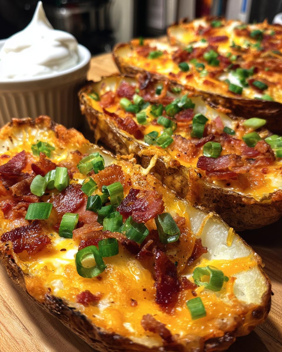 Crispy 4-Ingredient Potato Skins You’ll Crave Forever 6 Potato Skins - detail 1