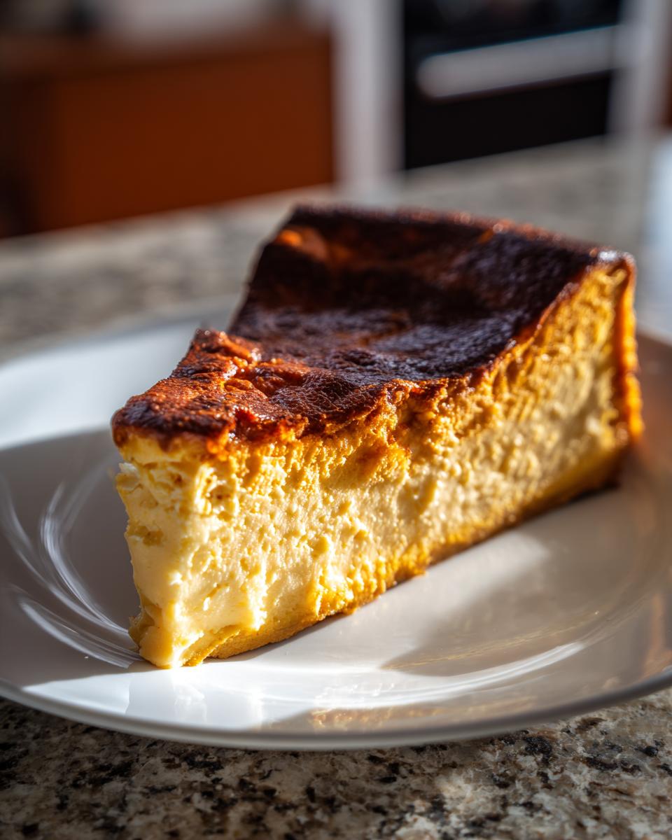 Pumpkin Basque Cheesecake