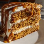 Dreamy Pumpkin Cake with Caramel Cream Cheese Frosting 10 Pumpkin Cake with Caramel Cream Cheese Frosting