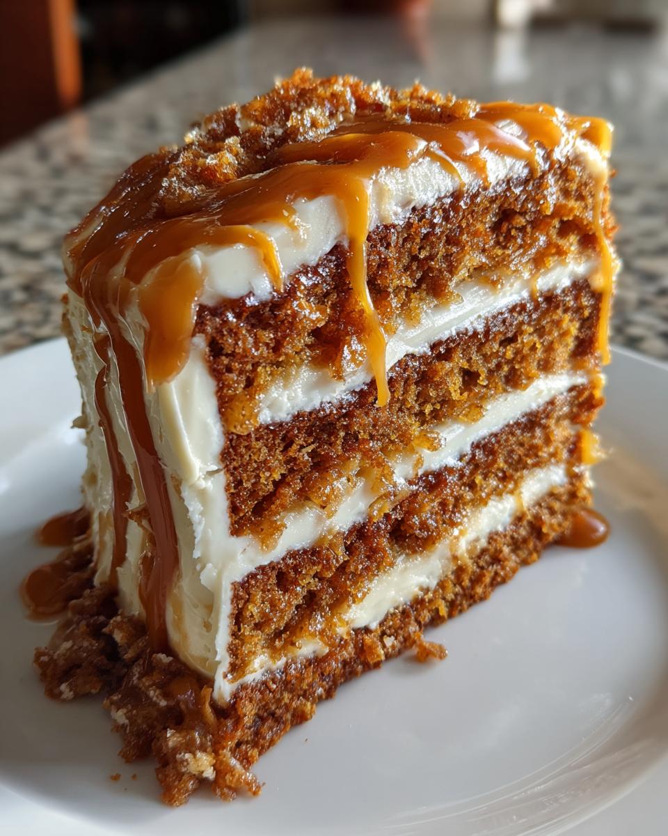 Dreamy Pumpkin Cake with Caramel Cream Cheese Frosting 9 Pumpkin Cake with Caramel Cream Cheese Frosting - detail 4