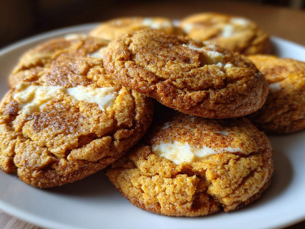 Pumpkin Cheesecake Cookies