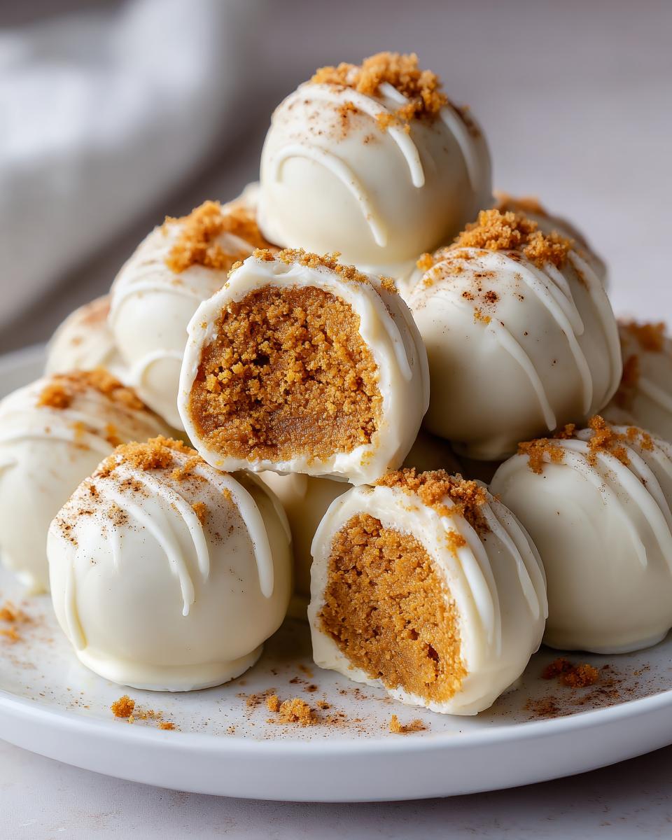 Irresistible Pumpkin Cheesecake Truffles You'll Crave 5 Pumpkin Cheesecake Truffles - detail 1