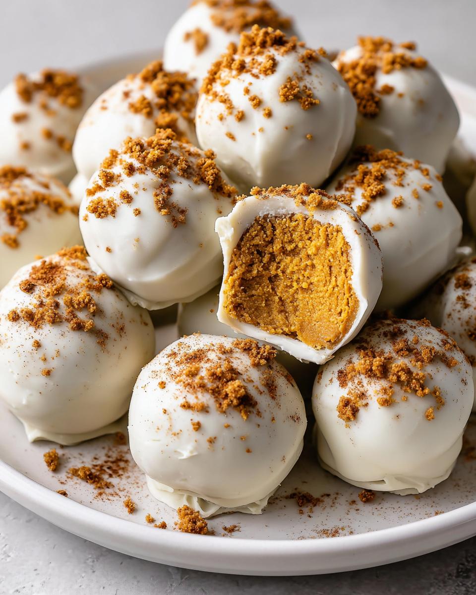 Irresistible Pumpkin Cheesecake Truffles You'll Crave 6 Pumpkin Cheesecake Truffles - detail 2