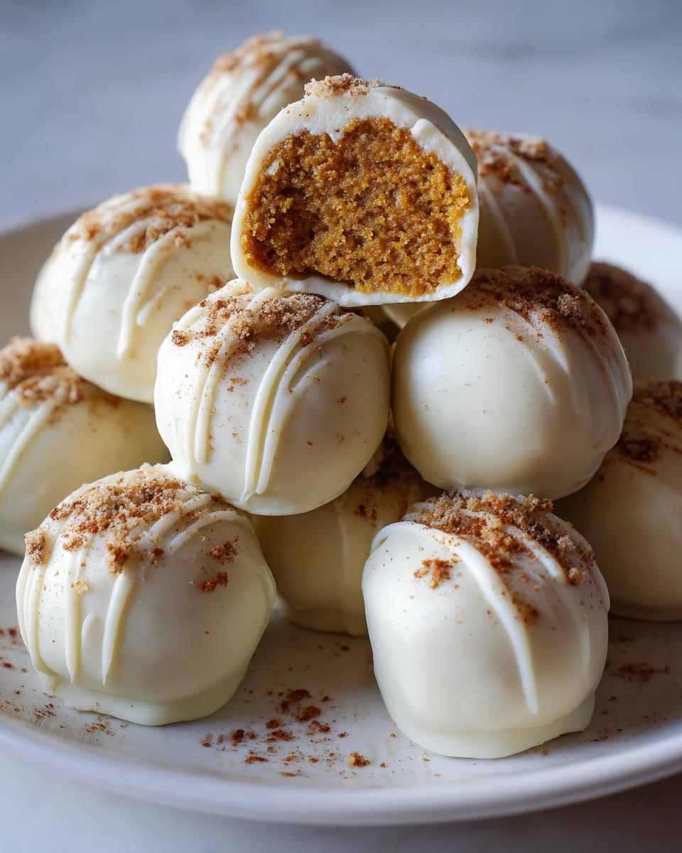 Irresistible Pumpkin Cheesecake Truffles You'll Crave 7 Pumpkin Cheesecake Truffles - detail 3